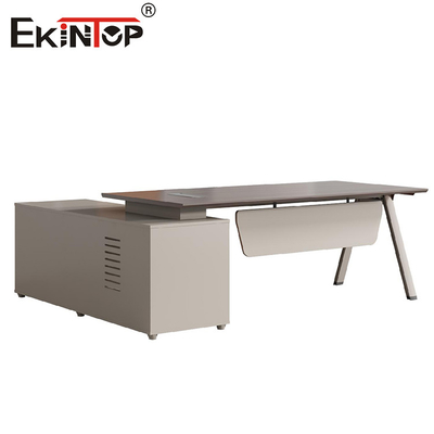 Ofis Alanına Uygun Modern Stil L Şekilli Yönetici Ofis Masası