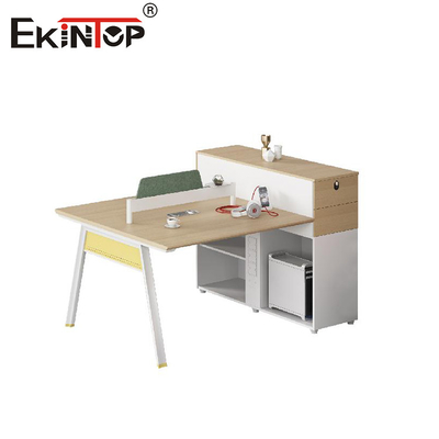 Özelleştirilebilir Modern Stil Ahşap Çalışan Çalışma İstasyonları Ofis Masaları