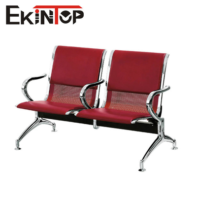 Çelik Çerçeve 2 Kişilik Bekleme Koltuğu Dayanıklı Rahat Salon Bekleme Odası