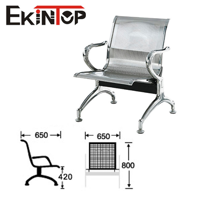 Ekintop Çelik Resepsiyon Koltukları Tek Kişilik Bekleme Odası Güzellik Salonu