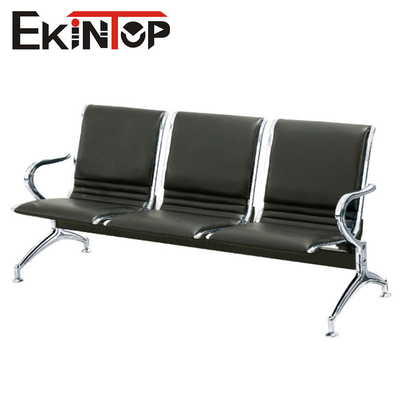 Bekleme Odası Hastane 3 Kişilik ODM için Modern Dayanıklı Çelik Sandalye