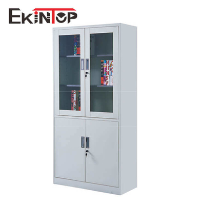Banka Hükümet Ofisi için Modern Cam Kapı Dosya Dolabı Paslanmaz