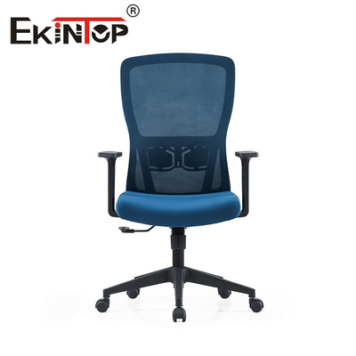 ofis işleri için Mavi Döner Mesh Geri Ergonomik Ofis Koltuğu Çok Amaçlı