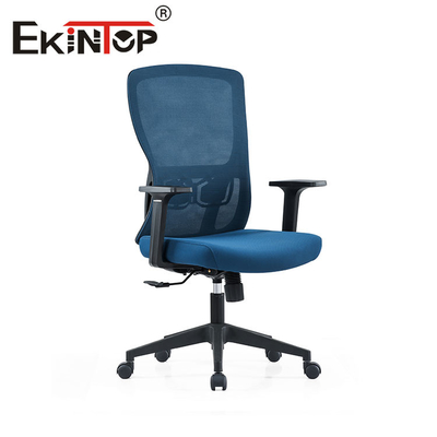 ofis işleri için Mavi Döner Mesh Geri Ergonomik Ofis Koltuğu Çok Amaçlı