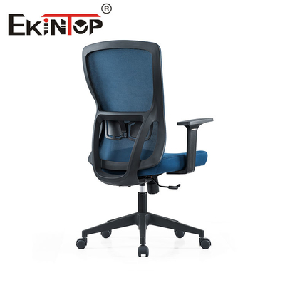 ofis işleri için Mavi Döner Mesh Geri Ergonomik Ofis Koltuğu Çok Amaçlı