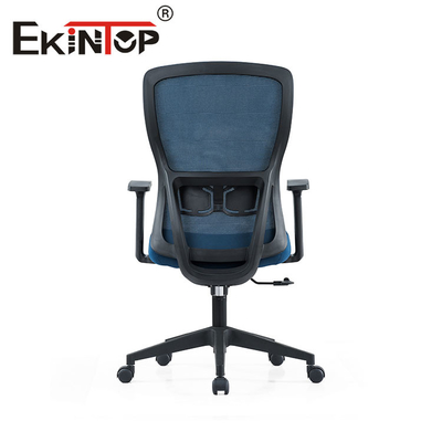ofis işleri için Mavi Döner Mesh Geri Ergonomik Ofis Koltuğu Çok Amaçlı