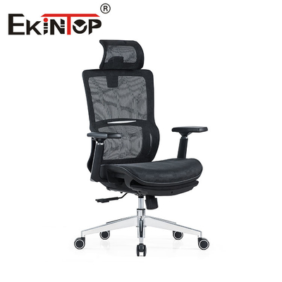 Naylon Malzemeli Siyah Tam Mesh Ergonomik Döner Ofis Koltuğu