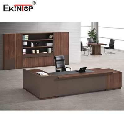 Direktör Müdürü CEO Boss ODM için Modern L Şekilli Ofis Masası Mobilyaları
