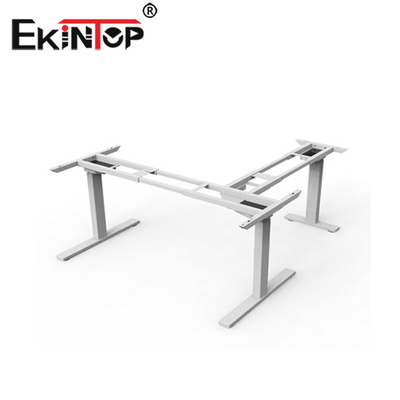 L Şekli Ergonomik Ayakta İş İstasyonu Elektrikli Ayarlanabilir ODM