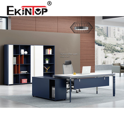 ofis işleri için Lüks Modern Çağdaş Yönetici Ofis Masası Çok İşlevli