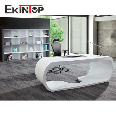Modern Yönetici Bilgisayar Masası, Ofis Mobilyaları Yazı Masası 2400x2055x750mm