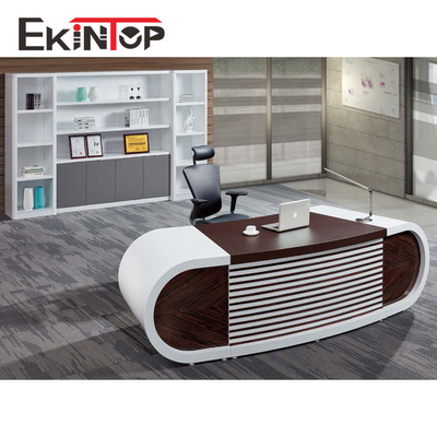 Modern Yönetici Bilgisayar Masası, Ofis Mobilyaları Yazı Masası 2400x2055x750mm