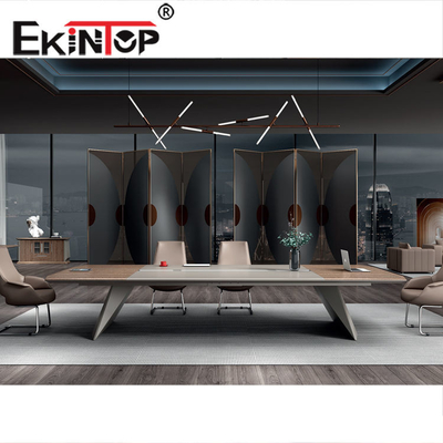 Çok İşlevli Modern Toplantı Masası, Yönetici Toplantı Masası Ahşap Melamin Malzemesi