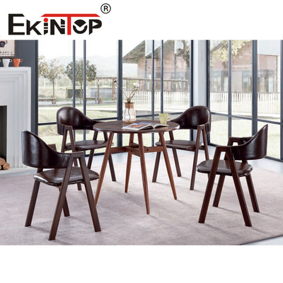 Modern Ahşap Konferans Odası Masaları Sandalye Seti Pürüzsüz Yüzey OEM ODM