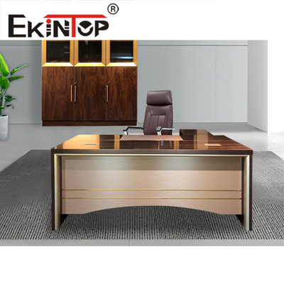 Laminat Konstrüksiyon Kaide Ofis Masası Metal Çelik Ofis Bilgisayar Masası