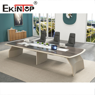 Özel Ahşap Ticari Ofis Mobilyaları Konferans Masası Toplantı Masası