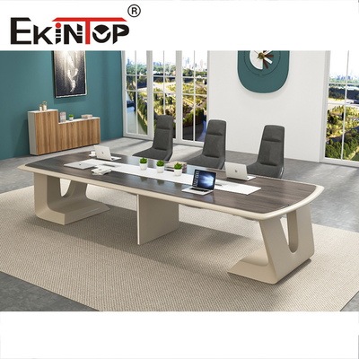 Modern MDF Ahşap Ofis Masası Konferans Masası MT-54-1 Toplantı 2.4m