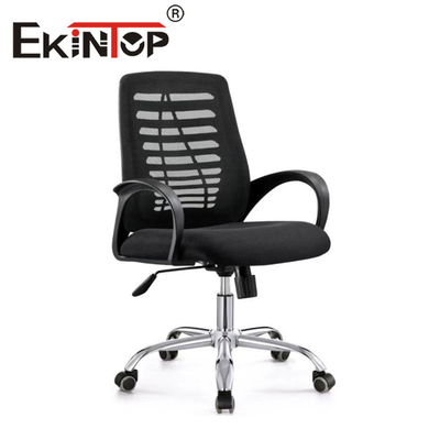 Ofis Mobilyaları Döner Sandalyeler için Siyah Ergonomik Modern Hasır Sandalye
