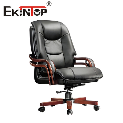 Ergonomik Deri Sandalye Uzanmış Büyük ve Uzun Patron Ofis Koltukları