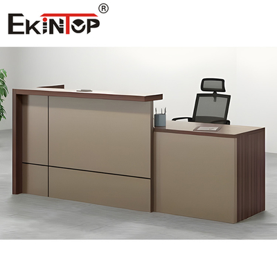 Okul Güzellik Kuaför SGS Sertifikalı için L Tipi Ön Büro Resepsiyon Masası