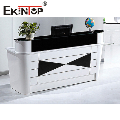 Sekreter Yönetici için OEM ODM Resepsiyon Masası Çelik Metal Malzeme