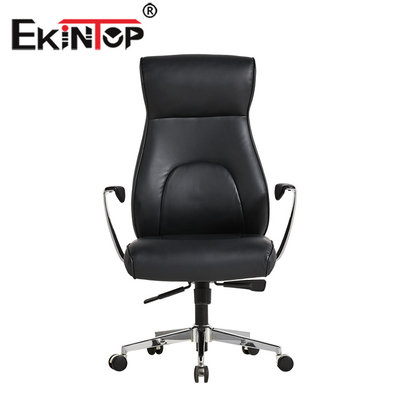 Lüks Ofis Deri Sandalye PU Döner Ergonomik Yönetici Koltuğu Üreticisi OEM