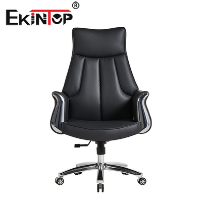Ayarlanabilir PU Deri Döner Ofis Koltukları Rahat Ergonomik Yönetici Koltuğu