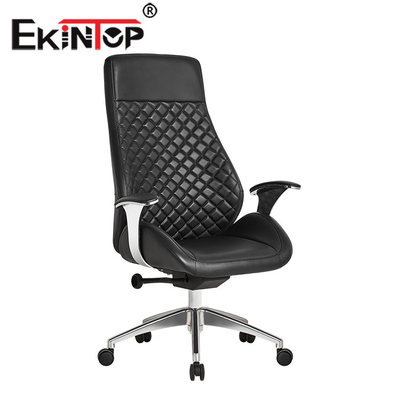 Çin Üretici Rahat Deri Sandalye Yüksek Geri PU Döner Yönetici Ofis Koltuğu