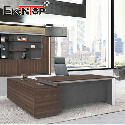 Özelleştirilebilir Modern Yönetici Ofis Masası 60/30 Mm Kalın / İnce Stil
