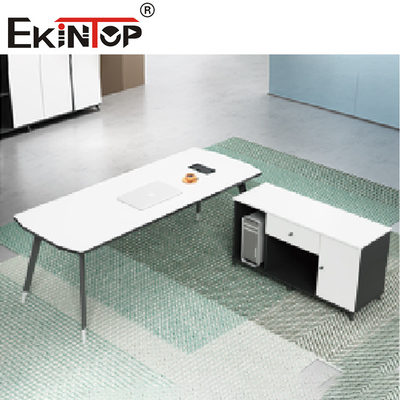 Ofis Mobilyaları İçin Modern Stil Masa L Şekli Lüks Yönetici Masası