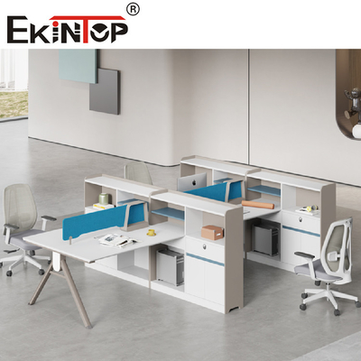 Modern İş İstasyonu Ofis Mobilyaları Modüler Açık İş İstasyonu Masası 2-6 Kişilik