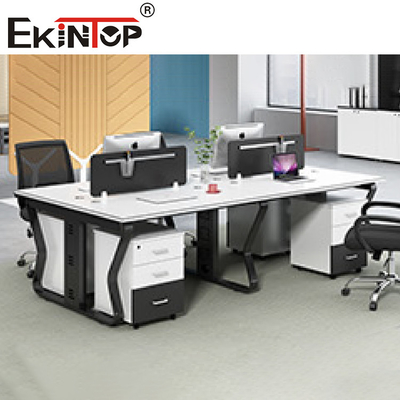 Ticari Mobilya Ofis Kabinleri Tablo Beyaz İçin Modern Ofis Çalışma İstasyonu