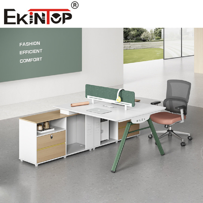2 4 6 8 Kişilik Ev Ofis İş İstasyonu Masası Ofis Bölmeleri Serbestçe Birleştirildi
