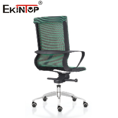 Bilgisayar Masası İçin Yeşil Ergonomik Ofis Örgü Kumaş Döner Sandalye