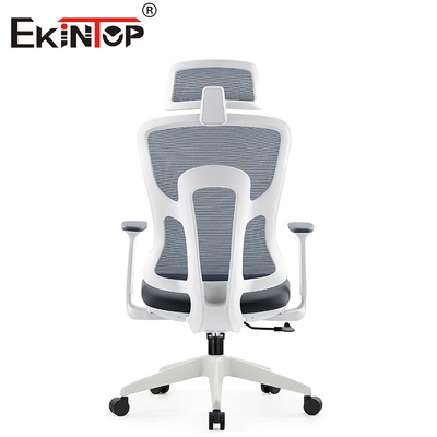 Gri Modern Döner Ergonomik Fileli Masa Sandalyesi