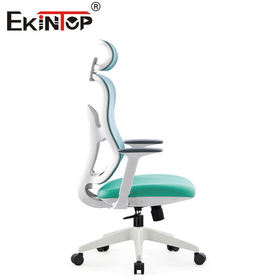 Yüksek Sırtlı Ergonomik Fileli Ofis Koltuğu Yeşil Ayarlanabilir Yükseklik Döner