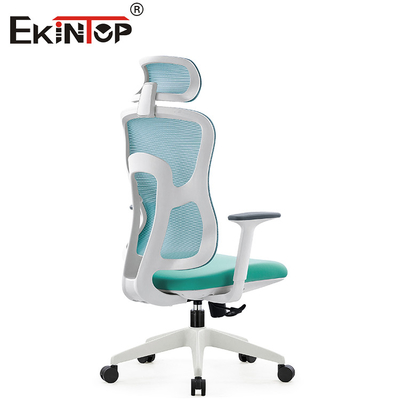 Yüksek Sırtlı Ergonomik Fileli Ofis Koltuğu Yeşil Ayarlanabilir Yükseklik Döner
