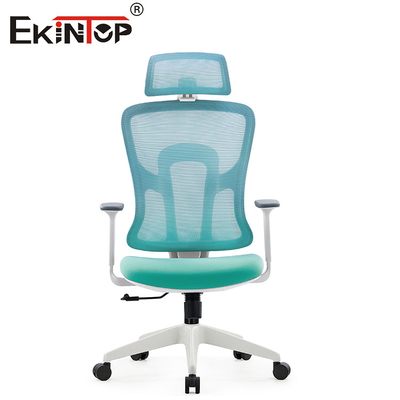 Yüksek Sırtlı Ergonomik Fileli Ofis Koltuğu Yeşil Ayarlanabilir Yükseklik Döner
