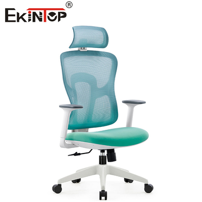 Yüksek Sırtlı Ergonomik Fileli Ofis Koltuğu Yeşil Ayarlanabilir Yükseklik Döner