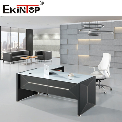 CEO Yönetici Ofisi Odası için Ticari ofis işleri Cam Masası