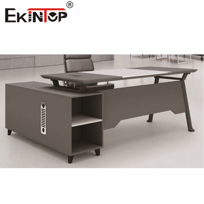 ofis işleri için Çok Amaçlı Temperli Cam Ofis Masası Morden Stili