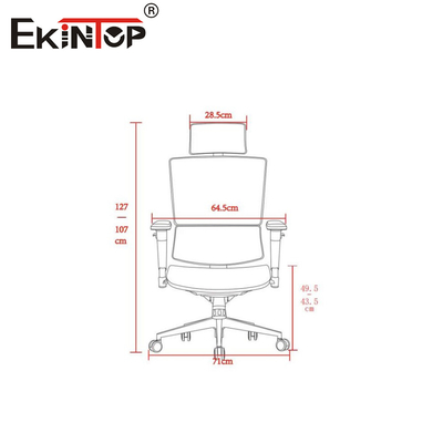 Çevik Çalışma Ortamları için Sorunsuz Uyarlanabilirlik Ergonomik Mesh Ofis Koltuğu