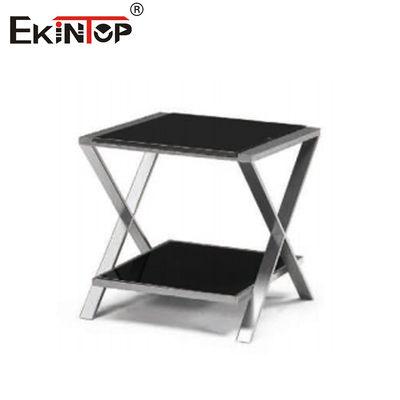 Oturma Odası Siyah Kahve Çay Masası Cam lif Dayanıklı Beton Özel Basit Stil