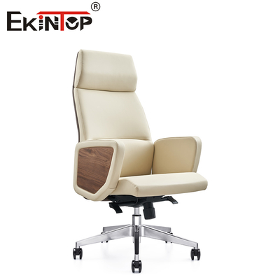 Modern Basitlik Temiz Çizgilerle Deri Ofis Sandalyesi Minimalist Estetiği