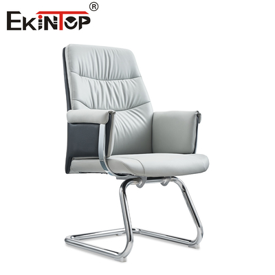 Modern Beyaz Deri Ergonomik Ofis Sandalyesi Şık Stil ve Olağanüstü Konfor