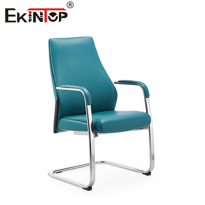 Modern Yüksek Sırt PVC Deri Ofis Sandalyesi Döner 350mm Alüminyum taban