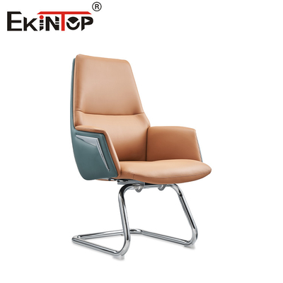 OEM 350mm Alüminyum Temel Deri Lounge Koltuk Modern Stil