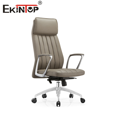 Modern Stil Deri Yemek Sandalyesi Düzenlenebilir Rahat Sırt Yastığı