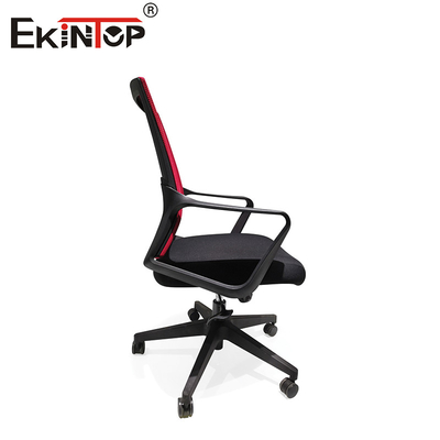 Siyah ve Kırmızı Köpük Minderli Katlanabilir Eğitim Odası Tekerlekli Sandalyeler
