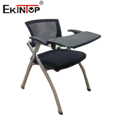 Modern Siyah Eğitim Sandalyesi ve Masa Köpük Yastığı Katlanabilir Tasarım